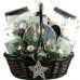 Starry Night, Elegant Holiday Gift Basket With Holiday Favorites: Cookies, Chocolates, Candies, Cakes, Gourmet Popcorn and More, (XL)